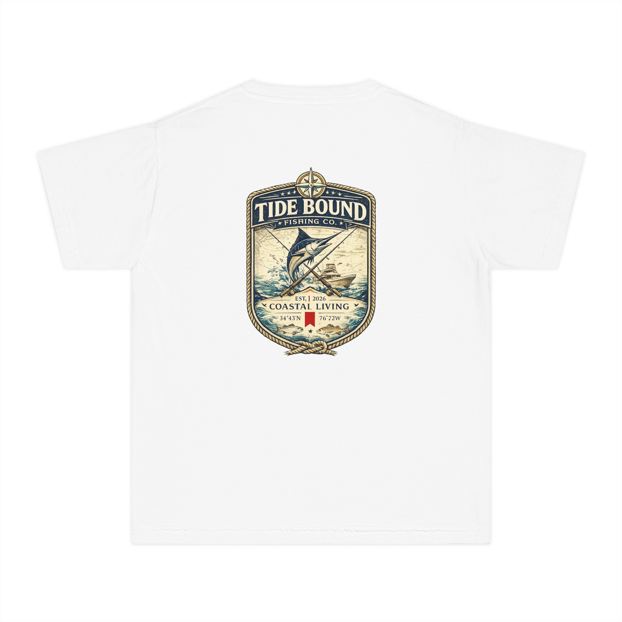 Youth Coastal Fishing Tee