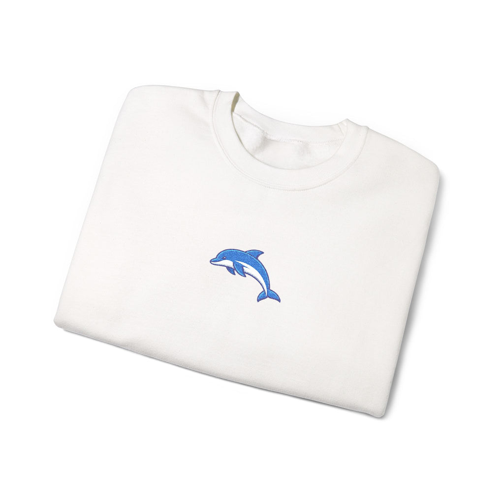 Dolphin Embroidered Sweatshirt