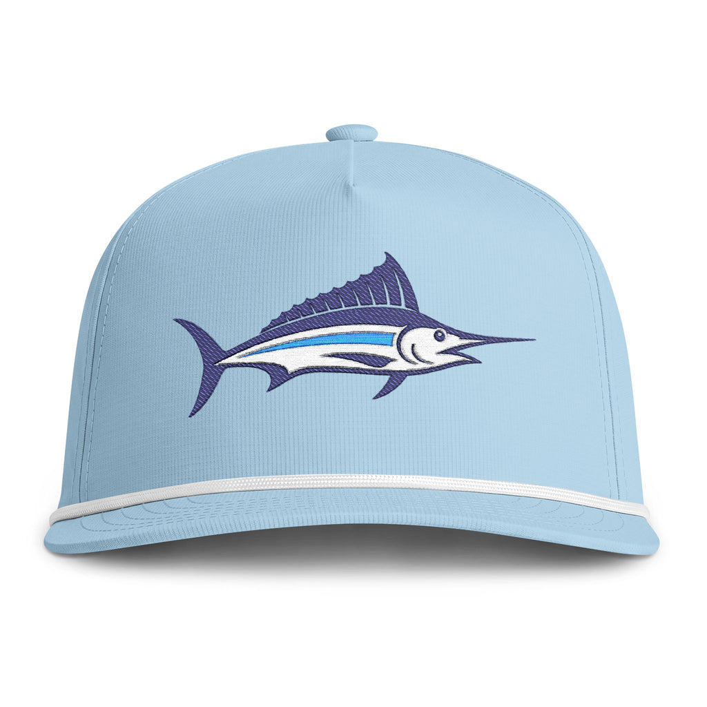 Embroidered Marlin Rope Hat | Chambray