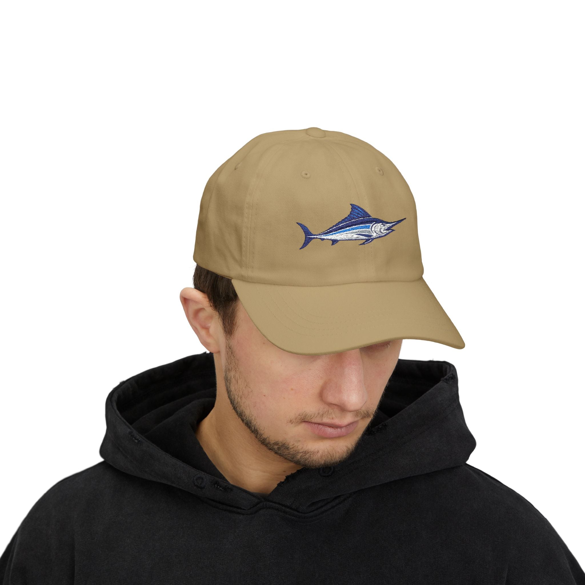 Marlin Embroidered Cap — Classic Fishing Hat