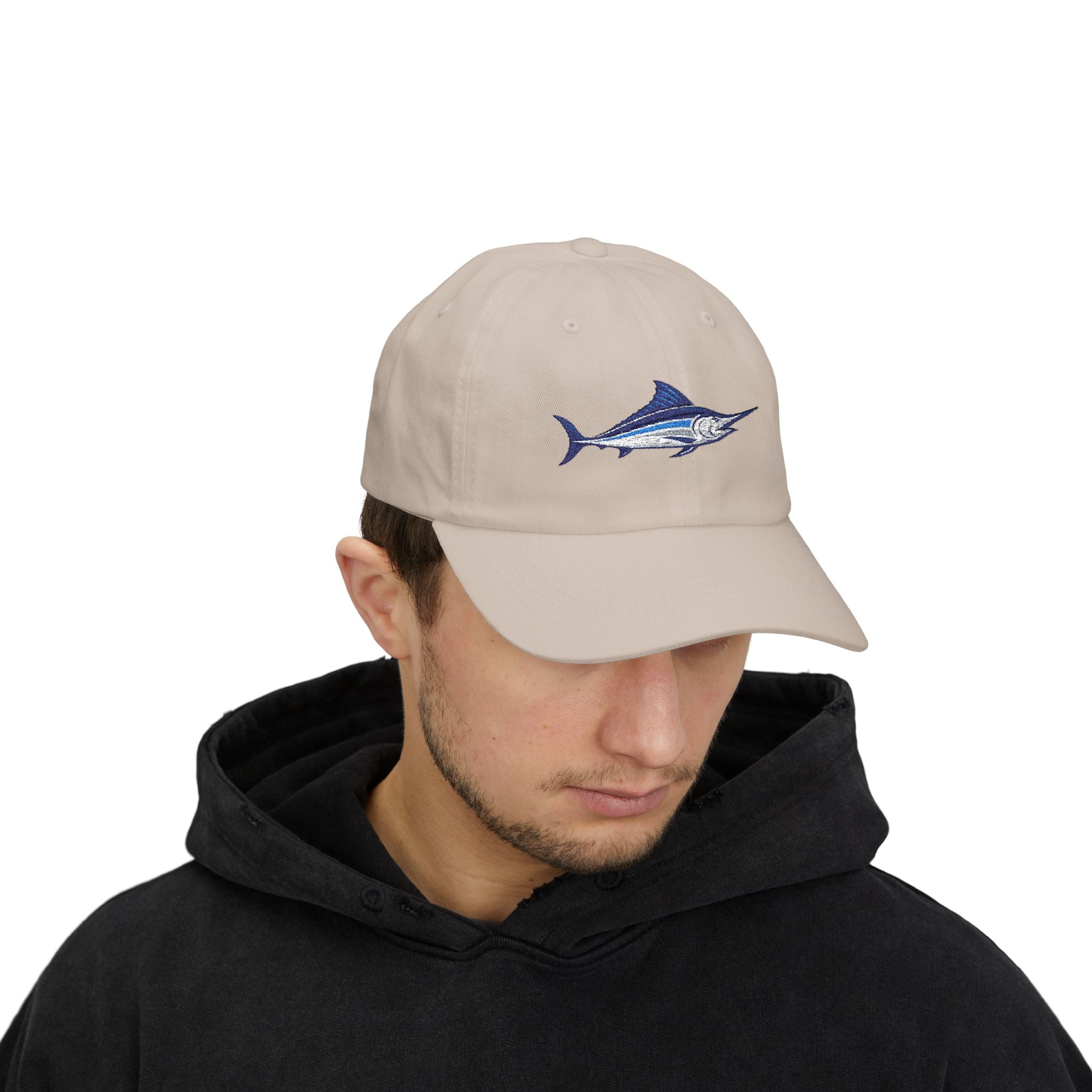 Marlin Embroidered Cap — Classic Fishing Hat