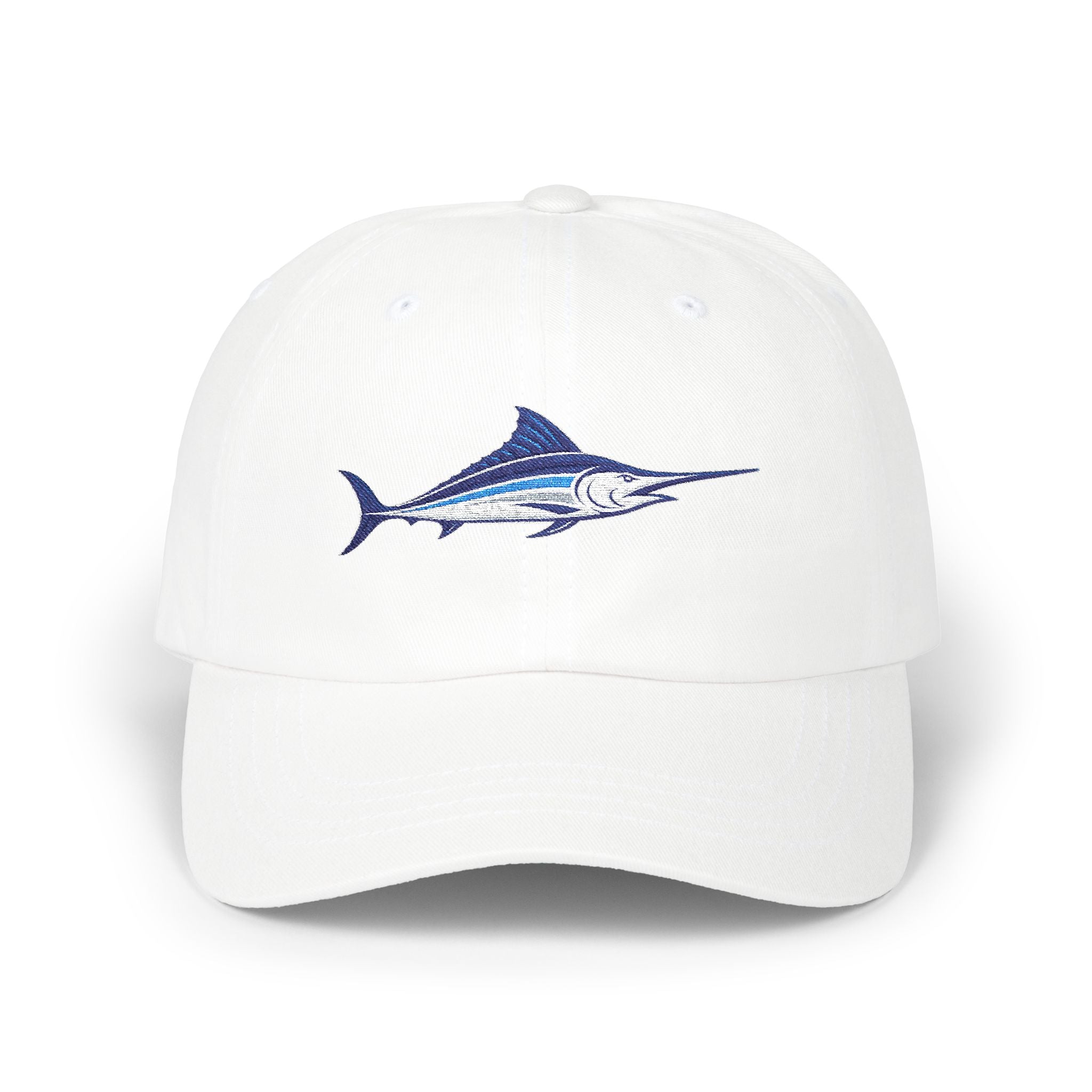 Marlin Embroidered Cap — Classic Fishing Hat