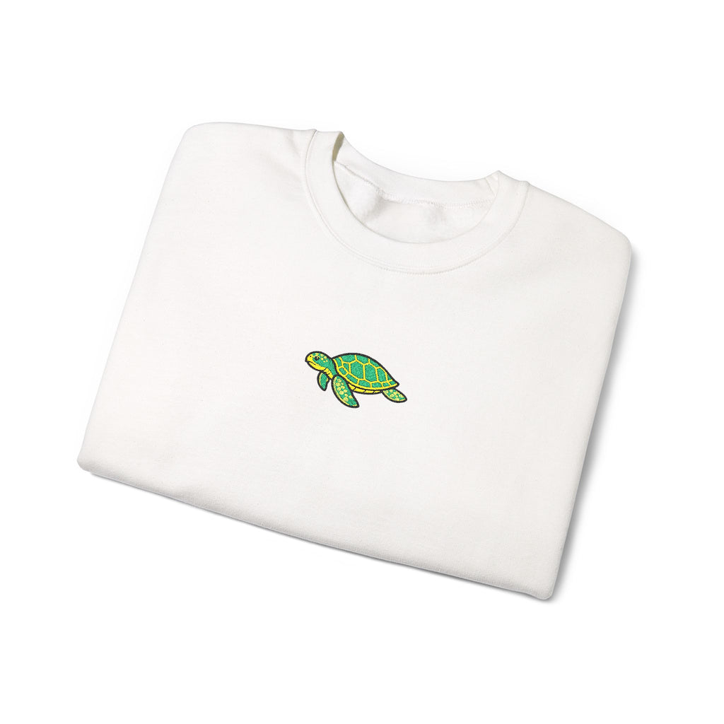 Sea Turtle Embroidered Sweatshirt