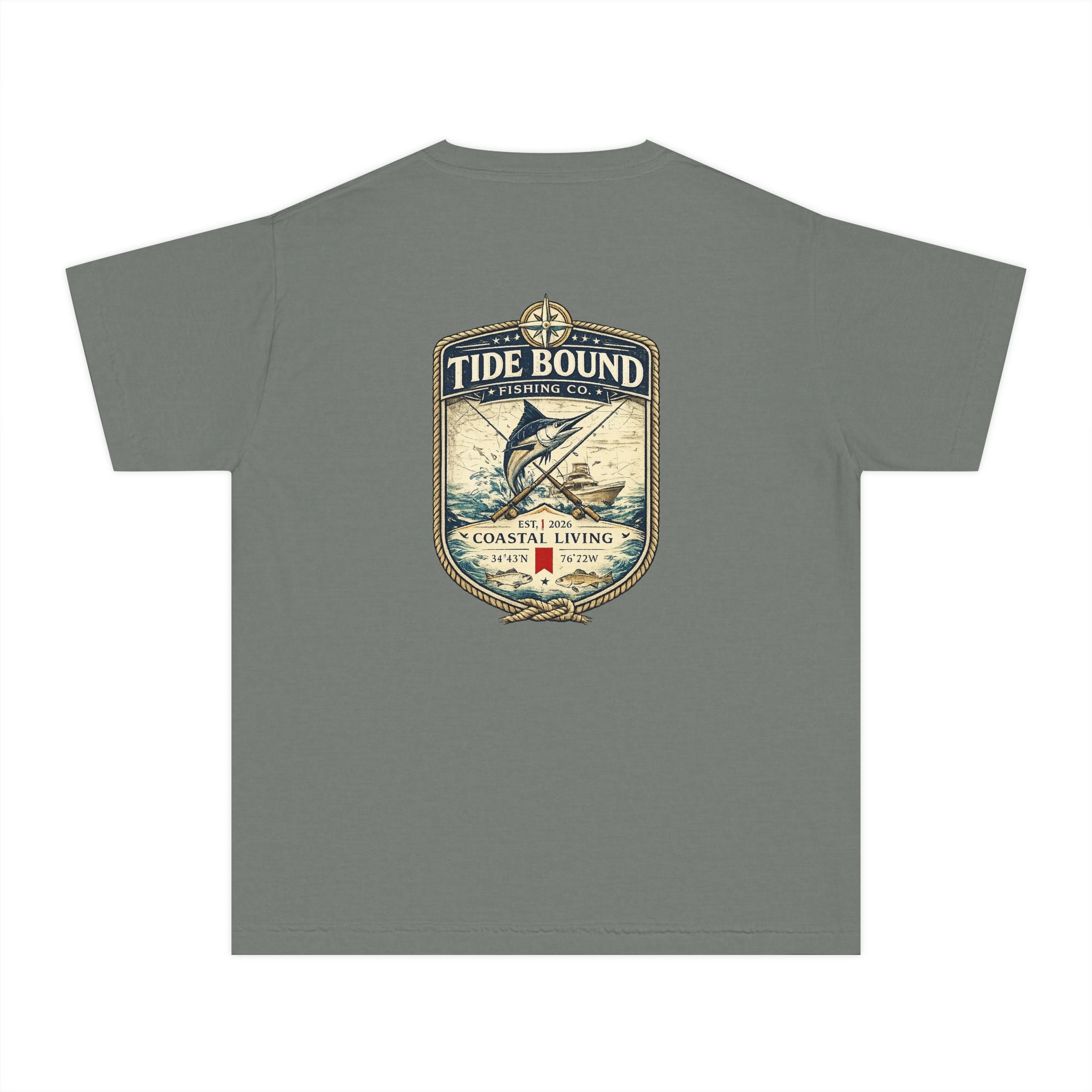 Youth Coastal Fishing Tee