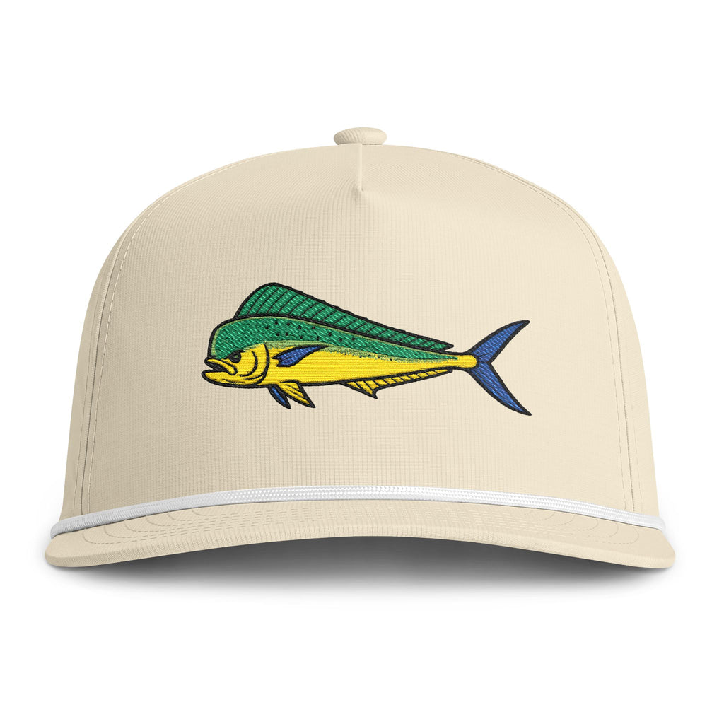 Mahi Embroidered Rope Hat | Cream