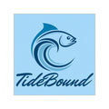TideBound Logo Sticker Decal Blue