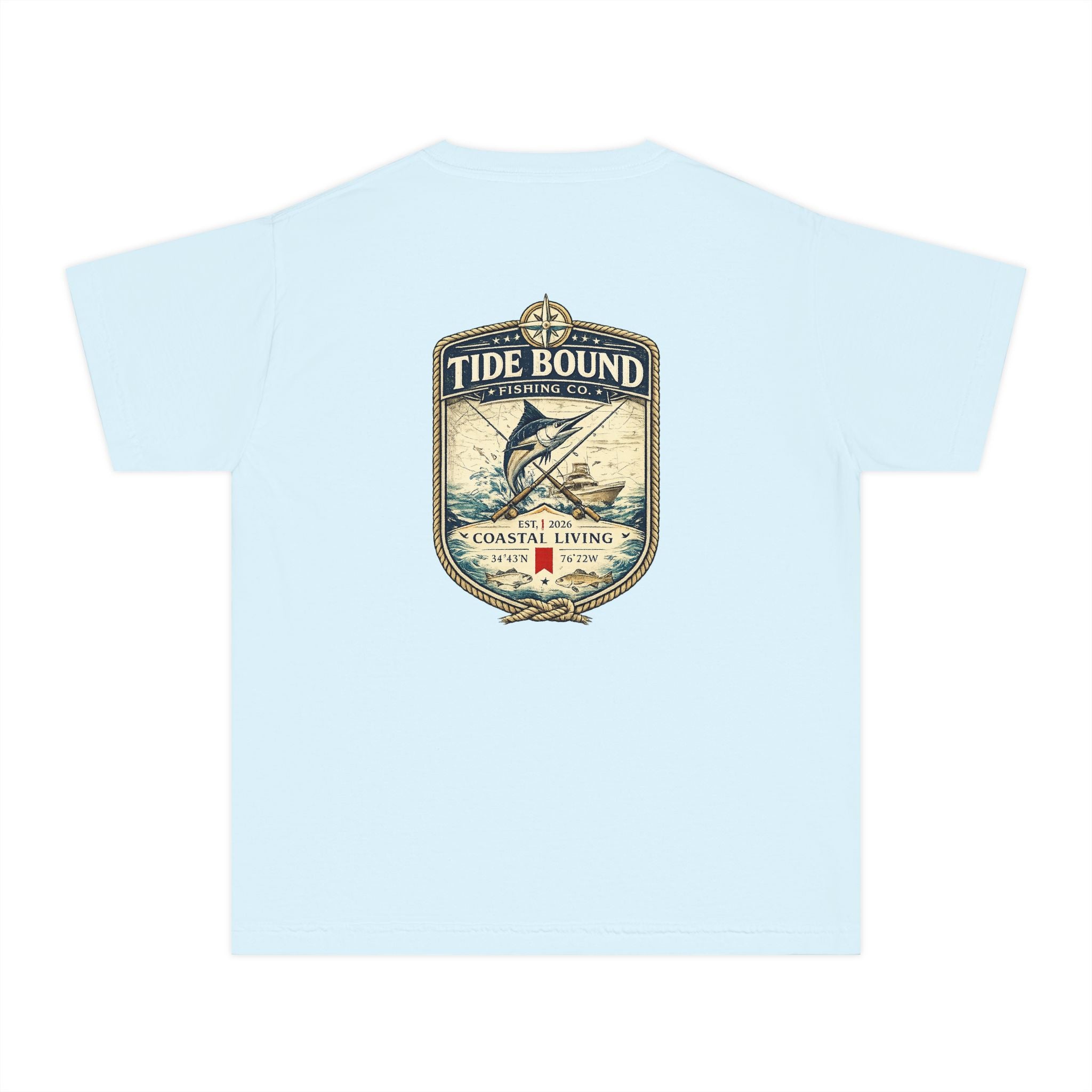 Youth Coastal Fishing Tee