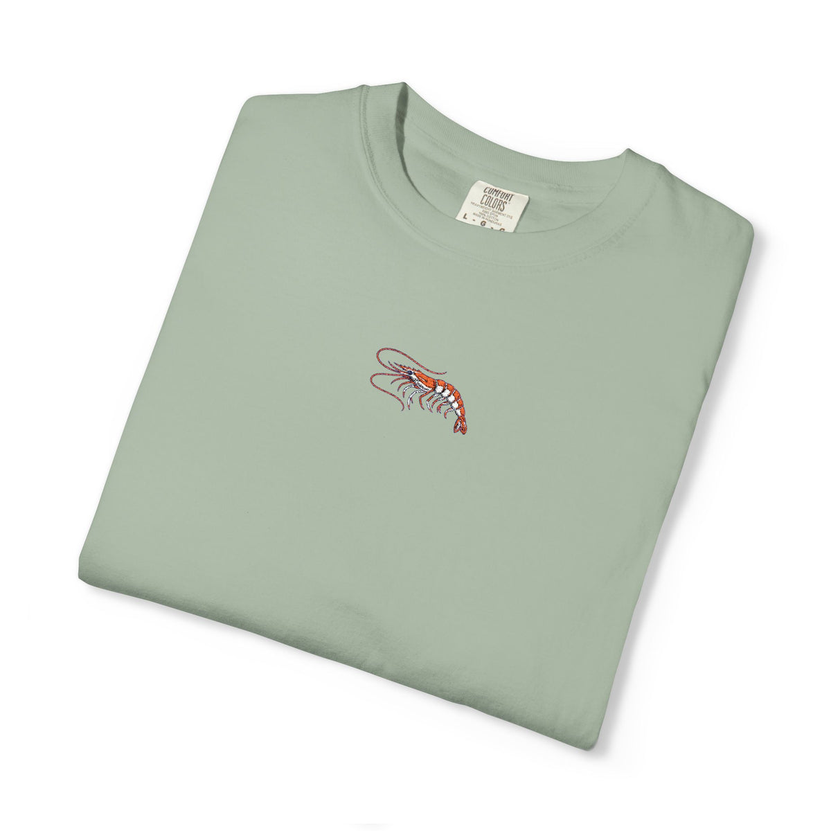 Shrimp Embroidered Tee