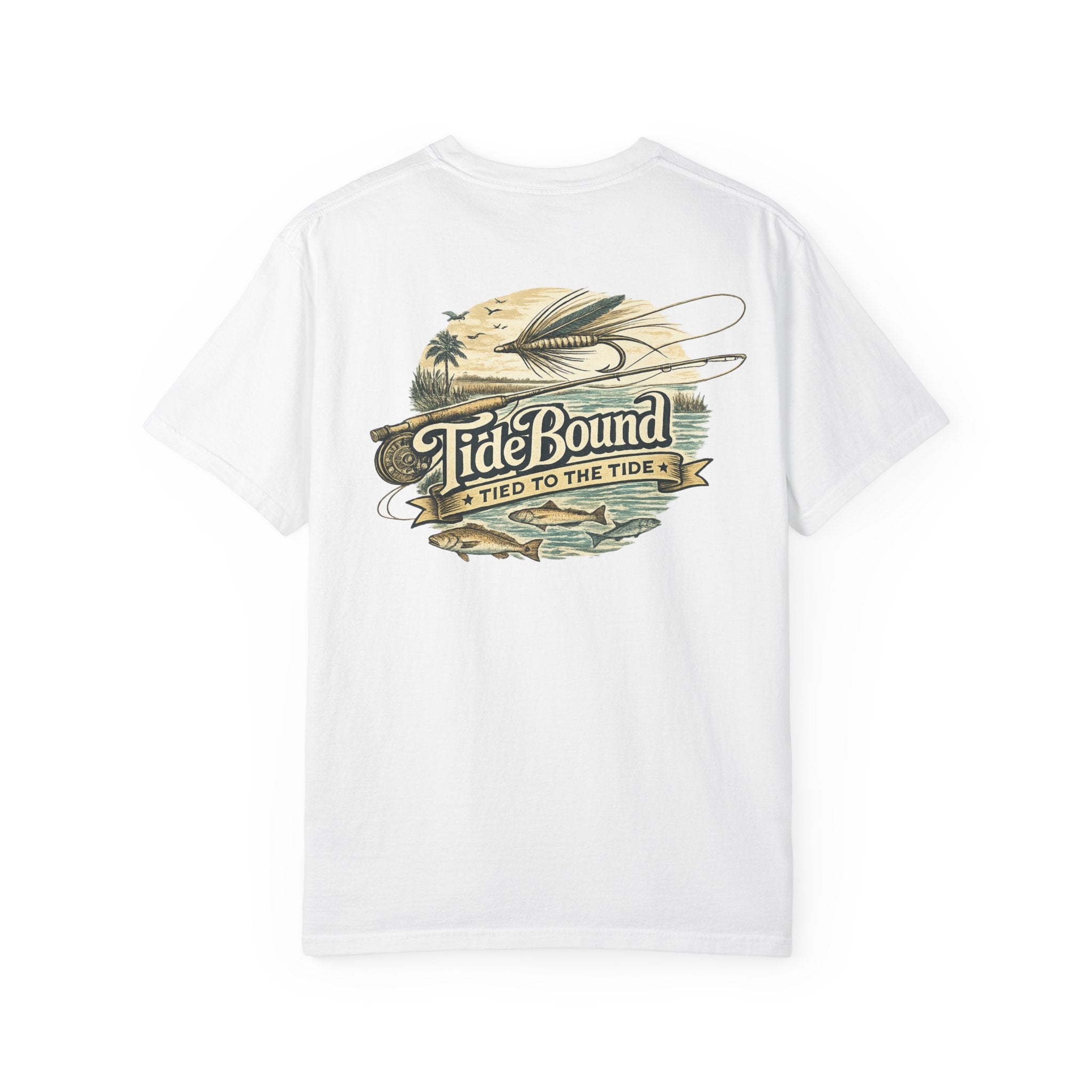 Tied to the Tide Fly Fish Tee