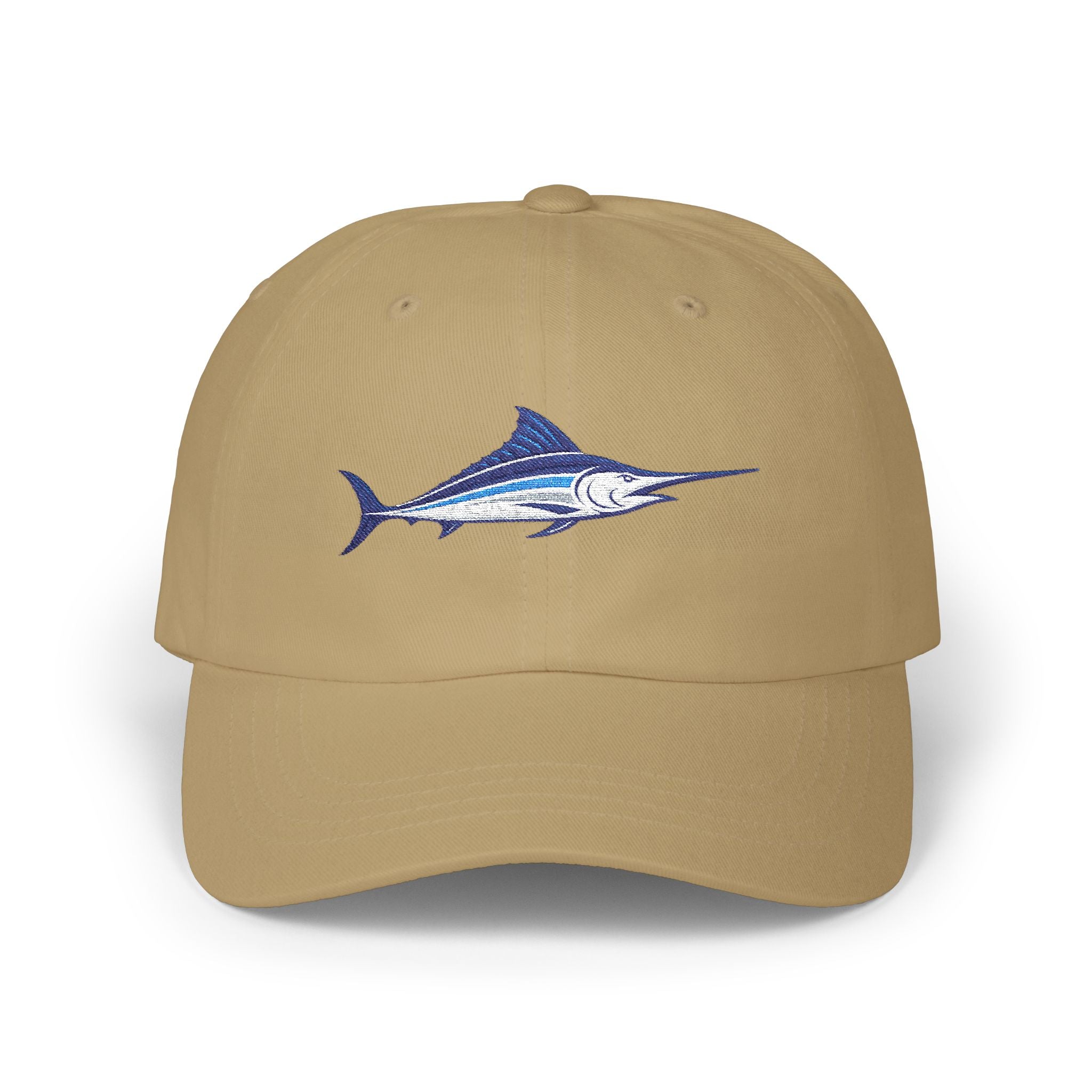 Marlin Embroidered Cap — Classic Fishing Hat
