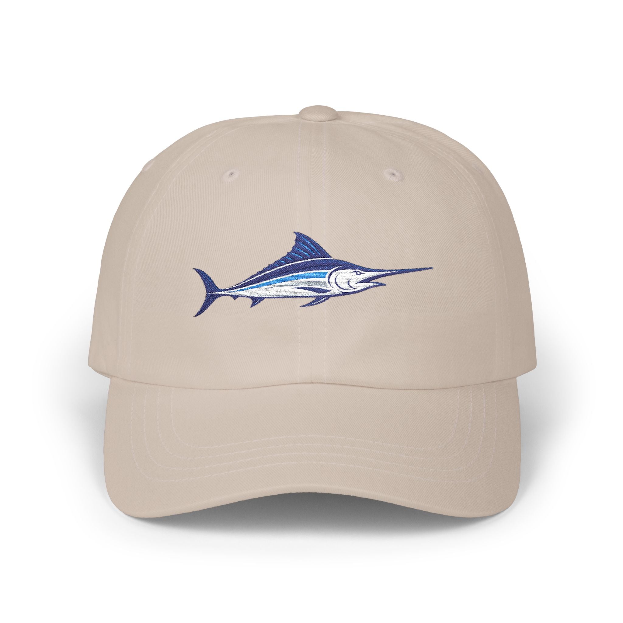 Marlin Embroidered Cap — Classic Fishing Hat