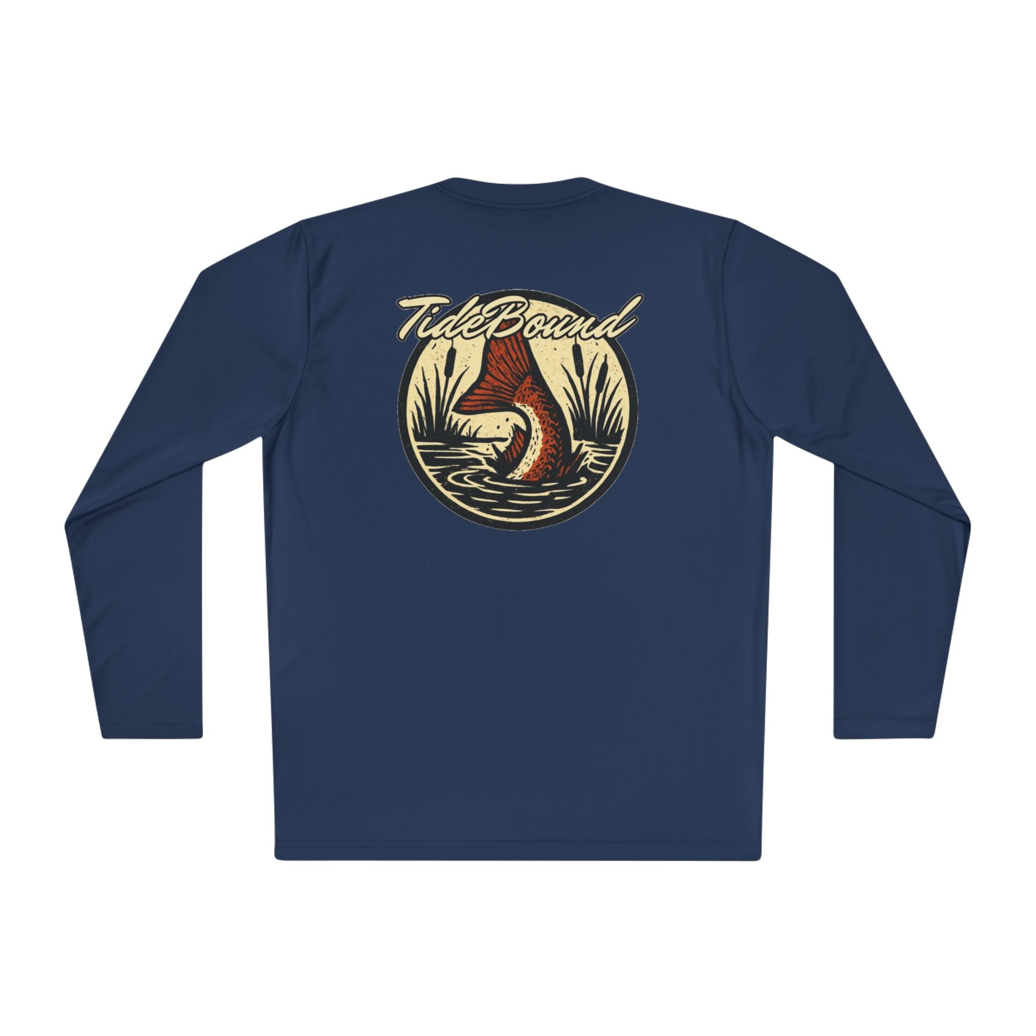 Redfish Tail Retro Performance Long Sleeve