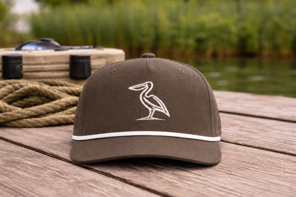 Pelican Embroidered Rope Hat | Espresso