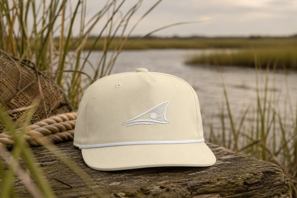 Redfish Tail Embroidered | Cream