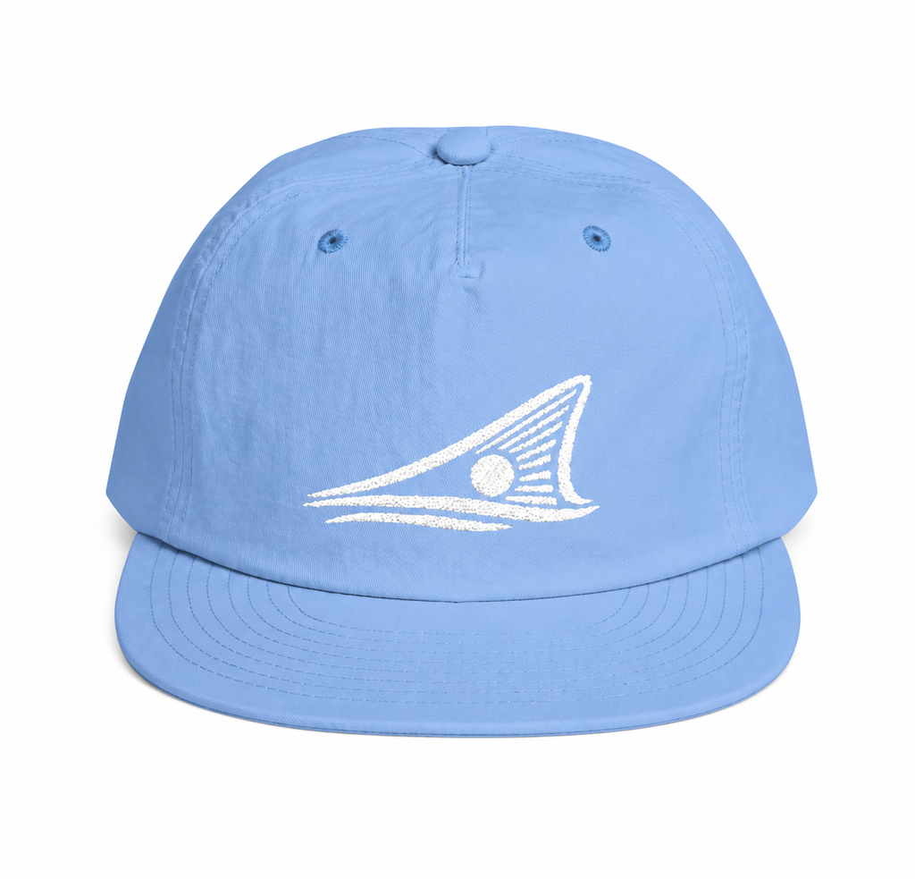 Fish Tail Surf Cap | Carolina Blue
