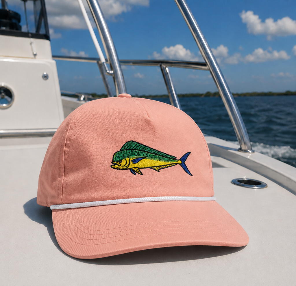Mahi Embroidered Rope Hat | Peachy