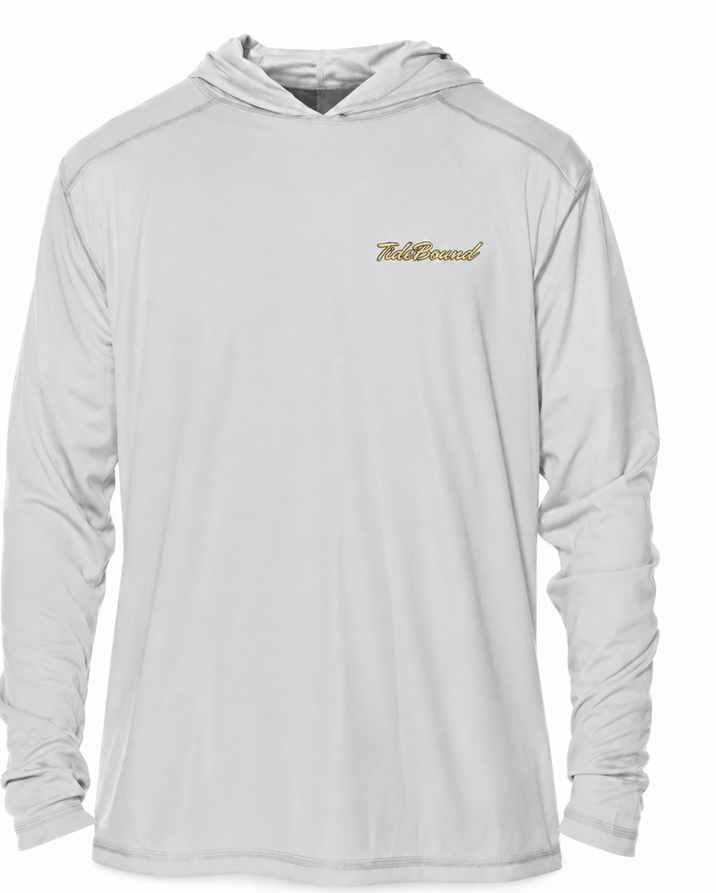 Redfish Tail Performance Hoodie | Pearl Gray