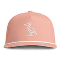 Pelican Embroidered Rope Hat | Peach