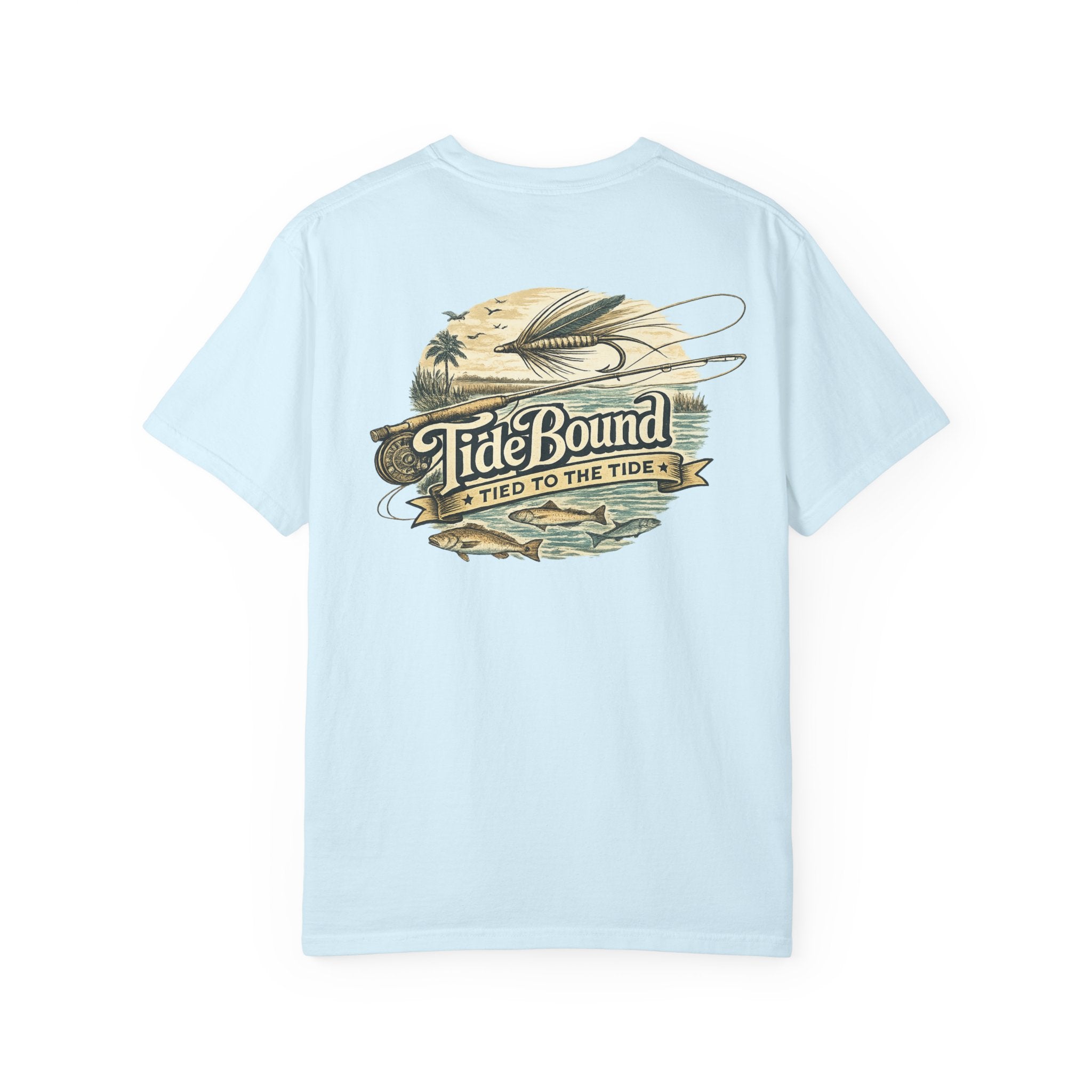 Tied to the Tide Fly Fish Tee