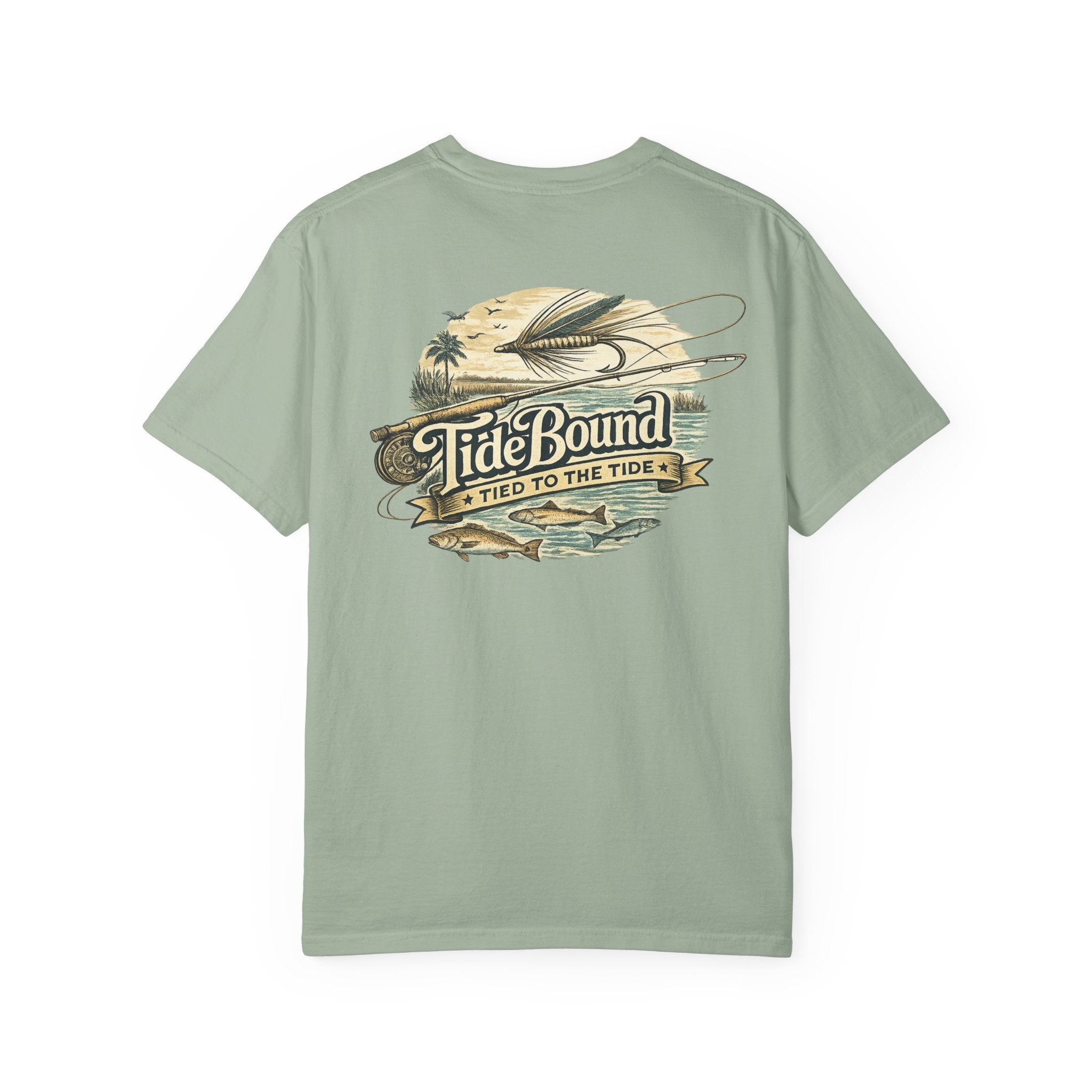 Tied to the Tide Fly Fish Tee