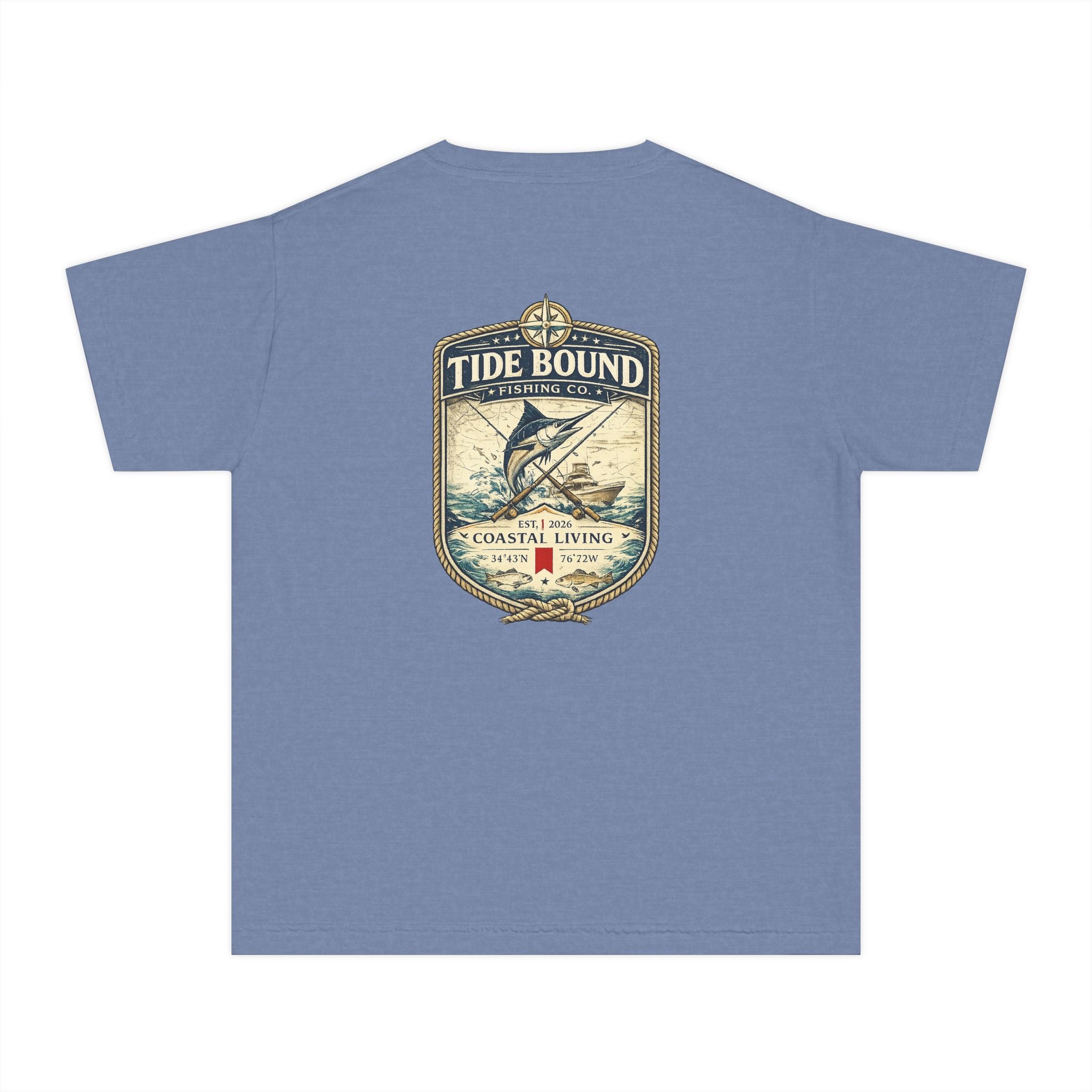 Youth Coastal Fishing Tee