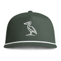 Pelican Embroidered Rope Hat | Moss
