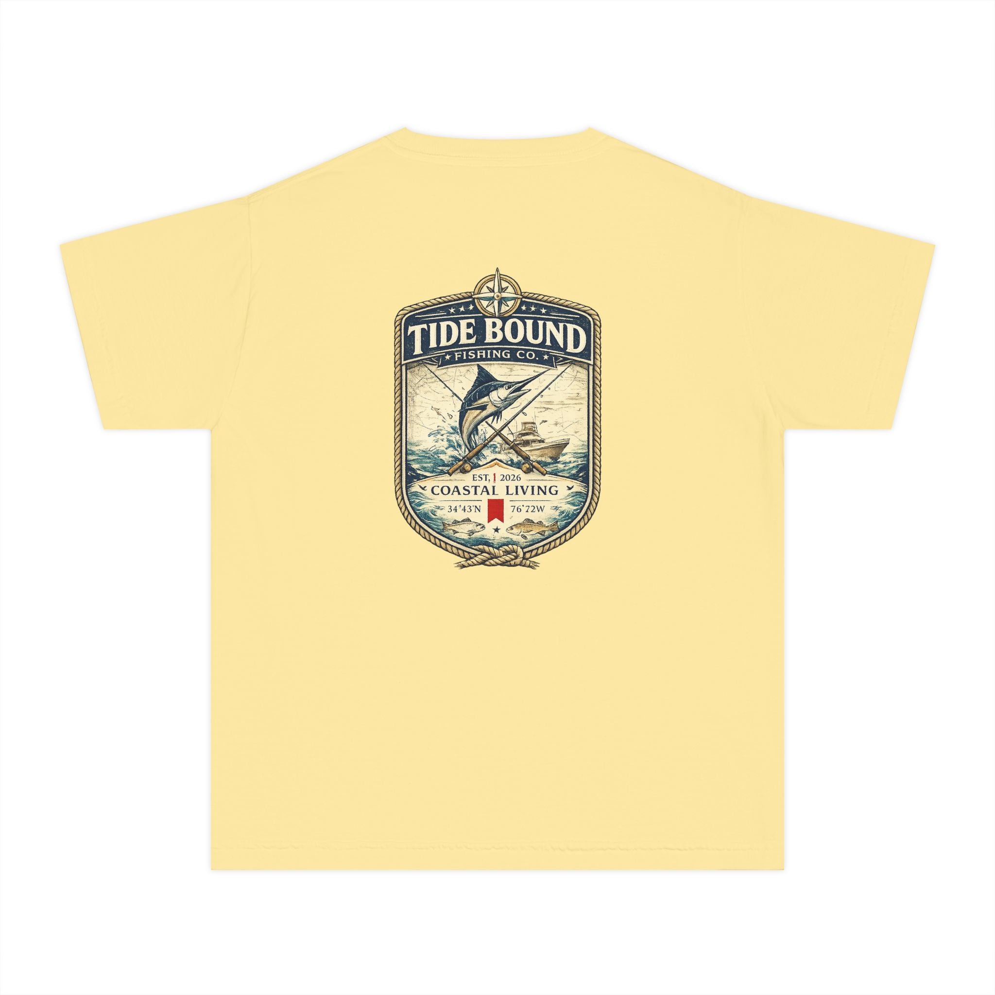 Youth Coastal Fishing Tee
