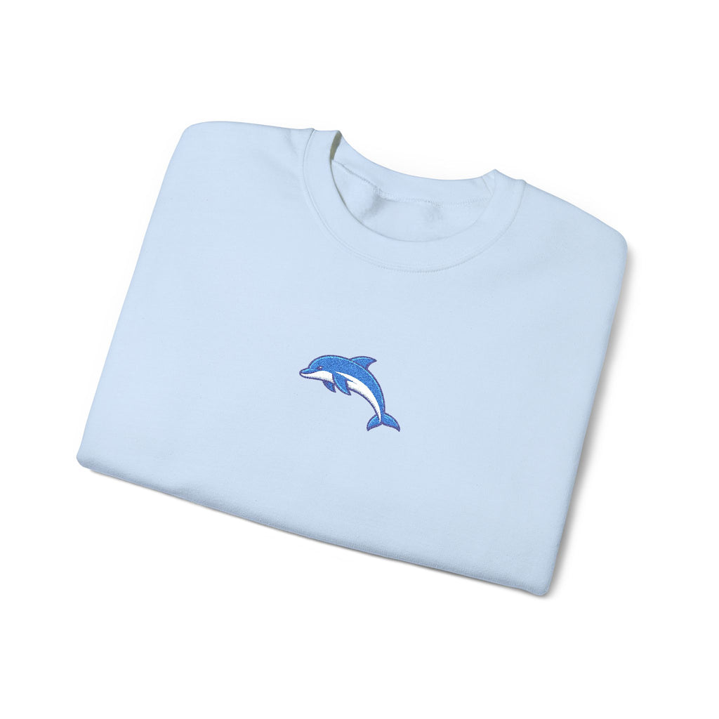 Dolphin Embroidered Sweatshirt