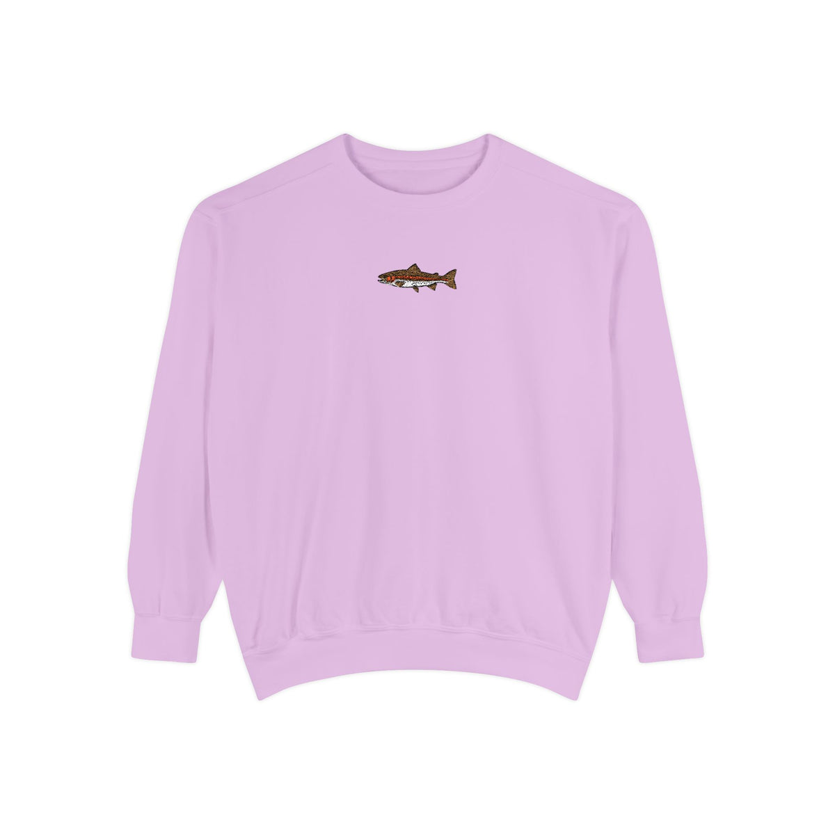 Trout Embroidered Crewneck Sweatshirt