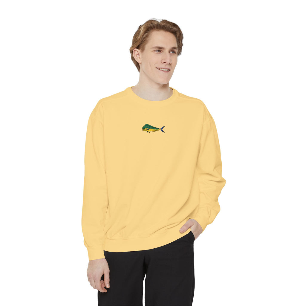 Mahi Embroidered Crewneck Sweatshirt