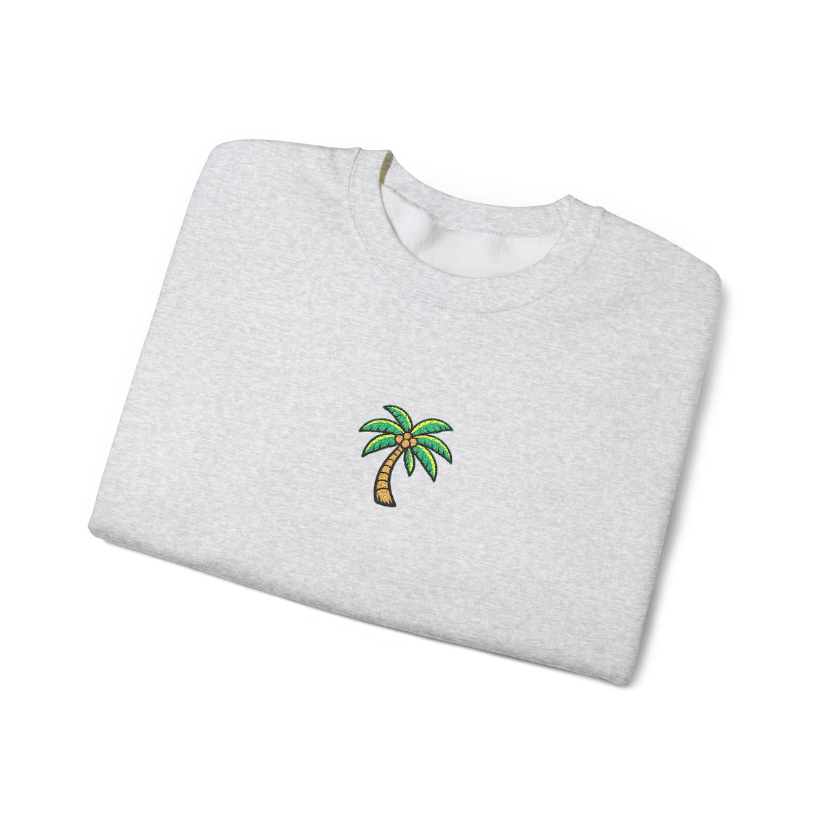 Palm Tree Embroidered Sweatshirt